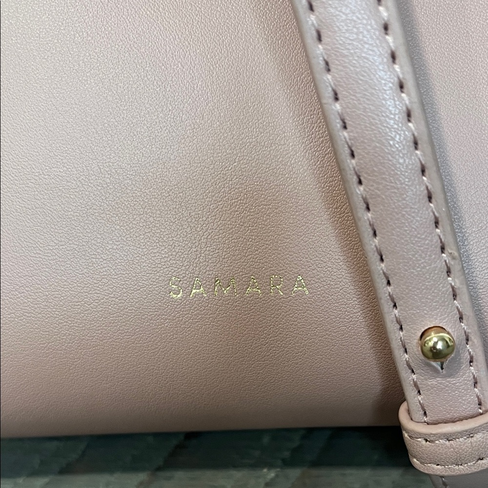Samara Vegan Leather Peony Pink Shoulder/Crossbody Bag NWOT - Picture 2 of 7